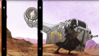 Space operas collide in this anime homage to <i>The Mandalorian</i>
